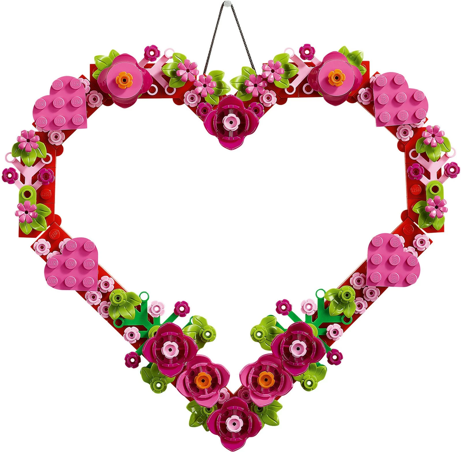 Set ndërtimi LEGO, Ornament Zemër, 254 copë, Multingjyrësh