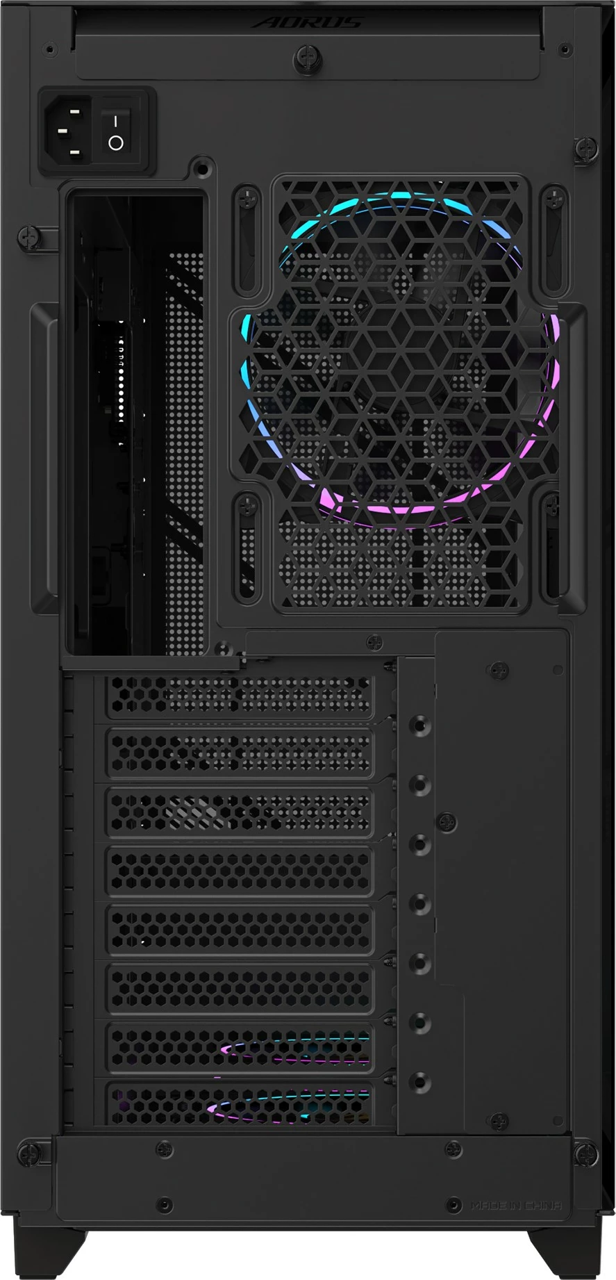 Kasë Gigabyte GB-AC400G, Midi, e zezë