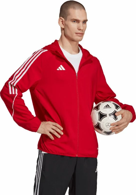 Jakne adidas për femra, e kuqe