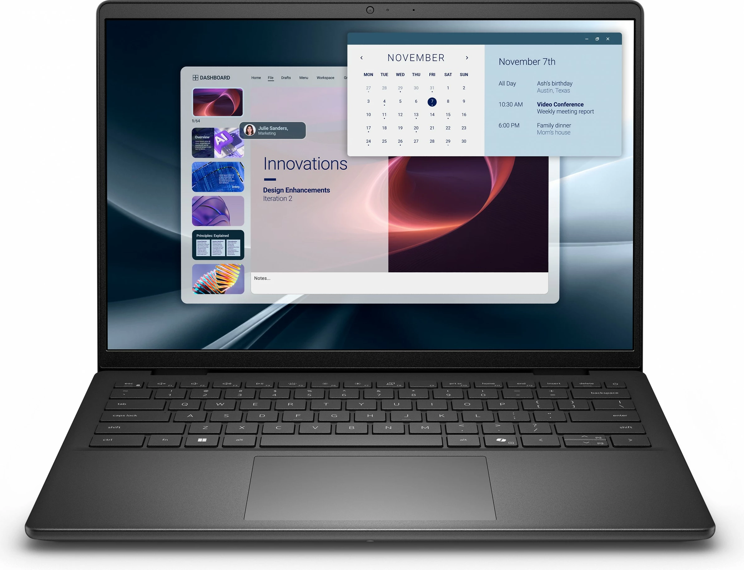 Kompjuter Dell Pro 14 Essential PV14255, Ryzen 5-220, 16GB RAM, 512GB SSD, 14" FHD+, e zezë