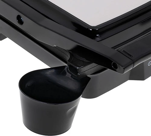 Grill elektrik tavoline, Camry, CR 3053, 180° hapje, pllaka jo-ngjitëse 28x23 cm, termostat, 2000W (max 2500W), zi-argjendt