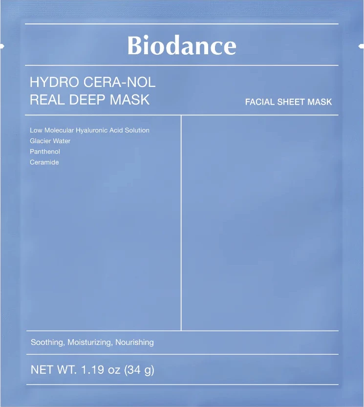 Maskë fytyre Biodance Hydro Cera-Nol Real Deep Mask për femra 34g