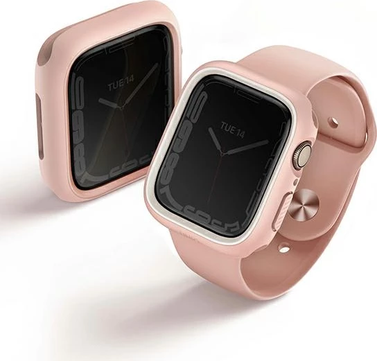 Mbështjellës UNIQ Moduo për Apple Watch 4/5/6/7/8/SE 44/45mm, rozë dhe bardhë