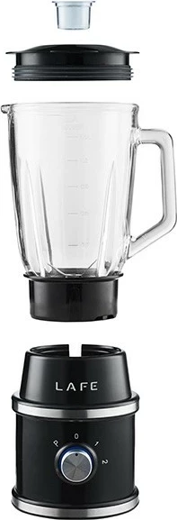 Blender Lafe TitaniumPower, 1.5L, 1300W, thika titan, e zezë-argjendtë