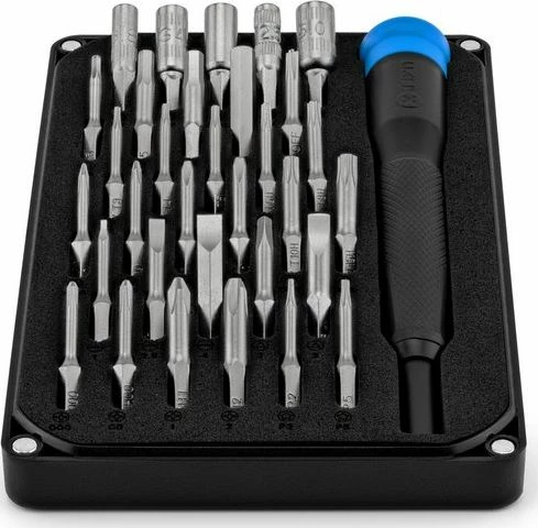 Set bitash precize iFixit Moray EU145475-1, 33 pjesë (32 bita + mbajtës 4 mm), set