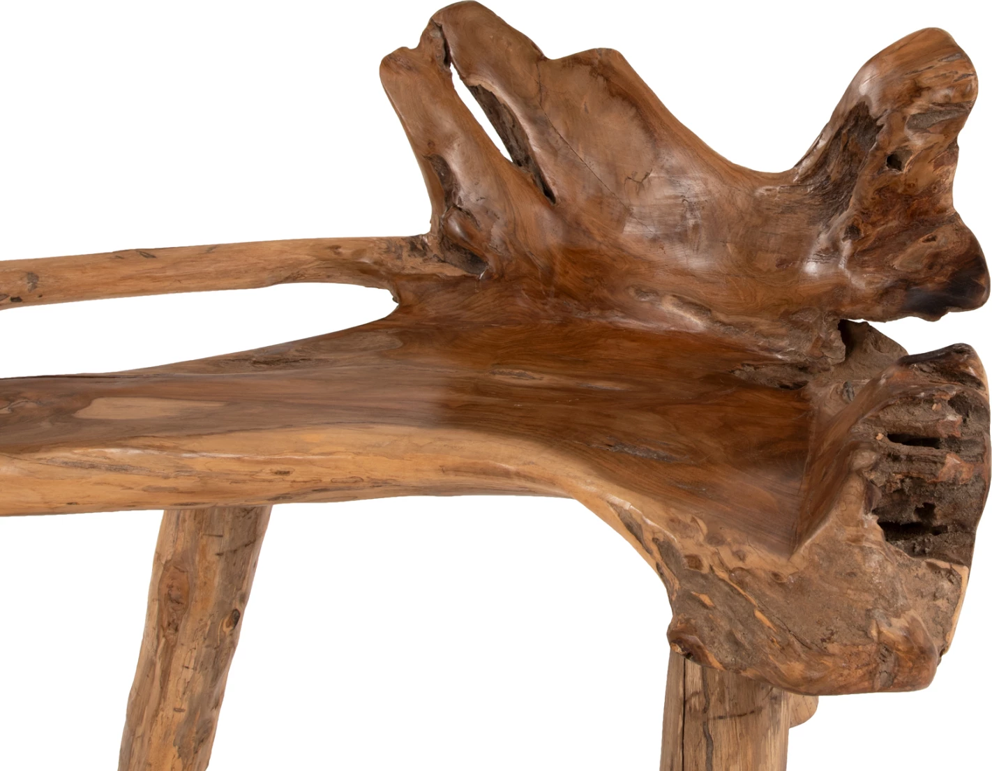 Stol FH9348 dru tik ngjyrë natyrale 120x88x80 cm