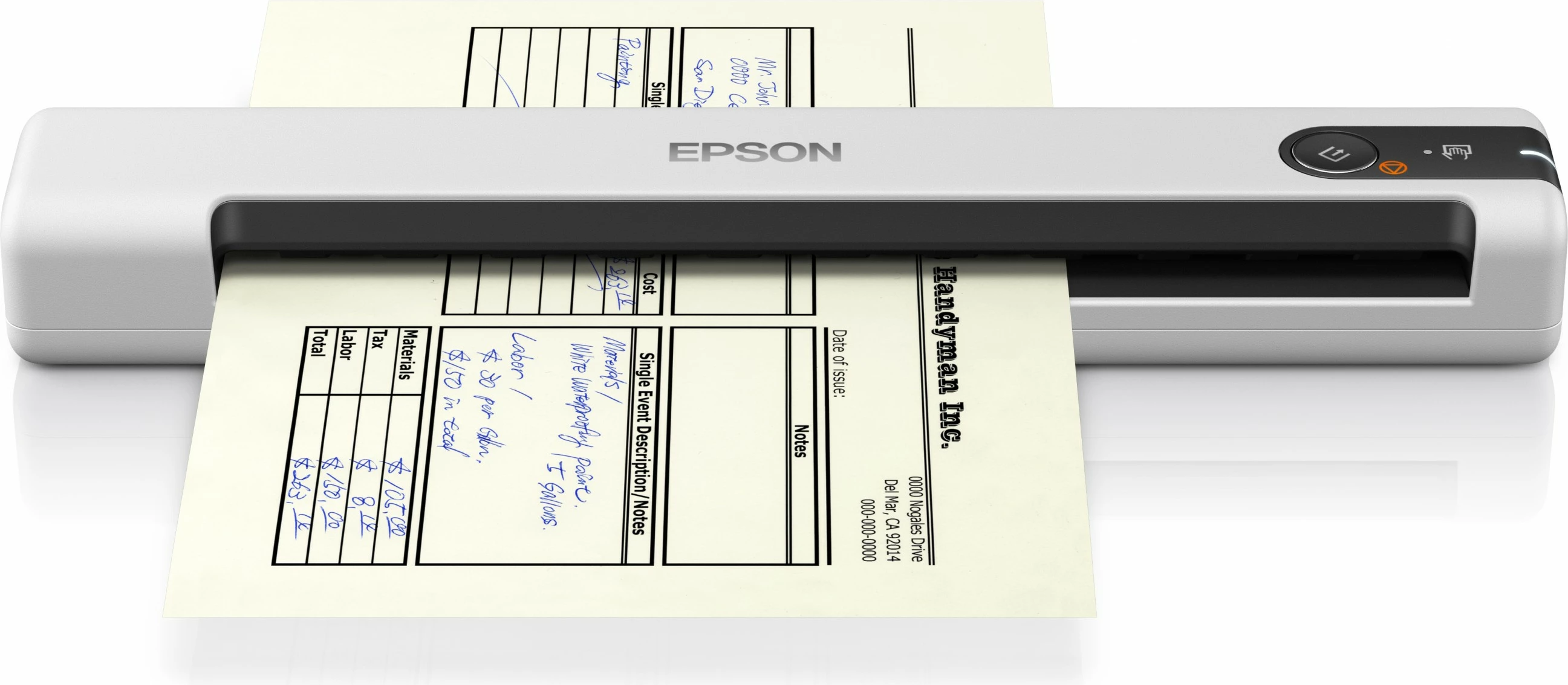 Skaner Epson WorkForce DS-70, 600x600 DPI, A4, USB, portativ