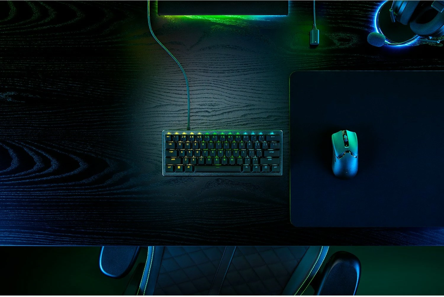 Tastierë Razer Huntsman V3 Mini, mekanike, RGB, DE
