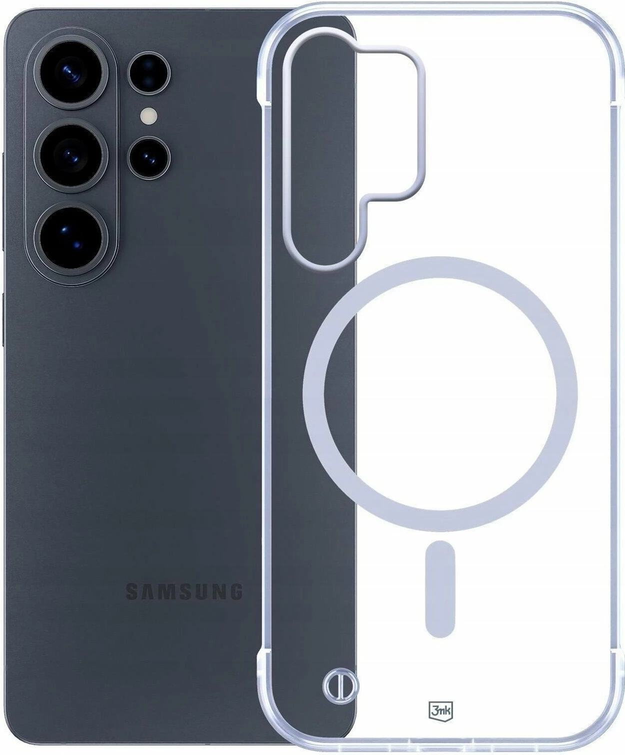 Mbështjellës 3MK Just20g MagCase për Samsung Galaxy S26 Ultra 1.3 mm, transparent