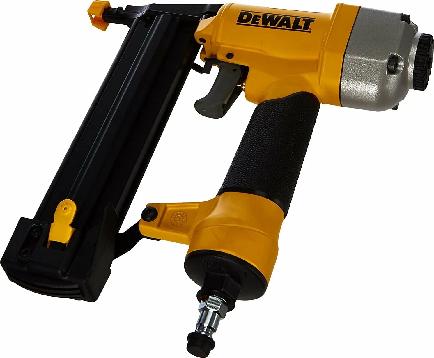Pistoletë pneumatike kapëse/gozhduese DeWalt DPSB2IN1-XJ, 2-në-1, 15-45 mm, e verdhë/zezë