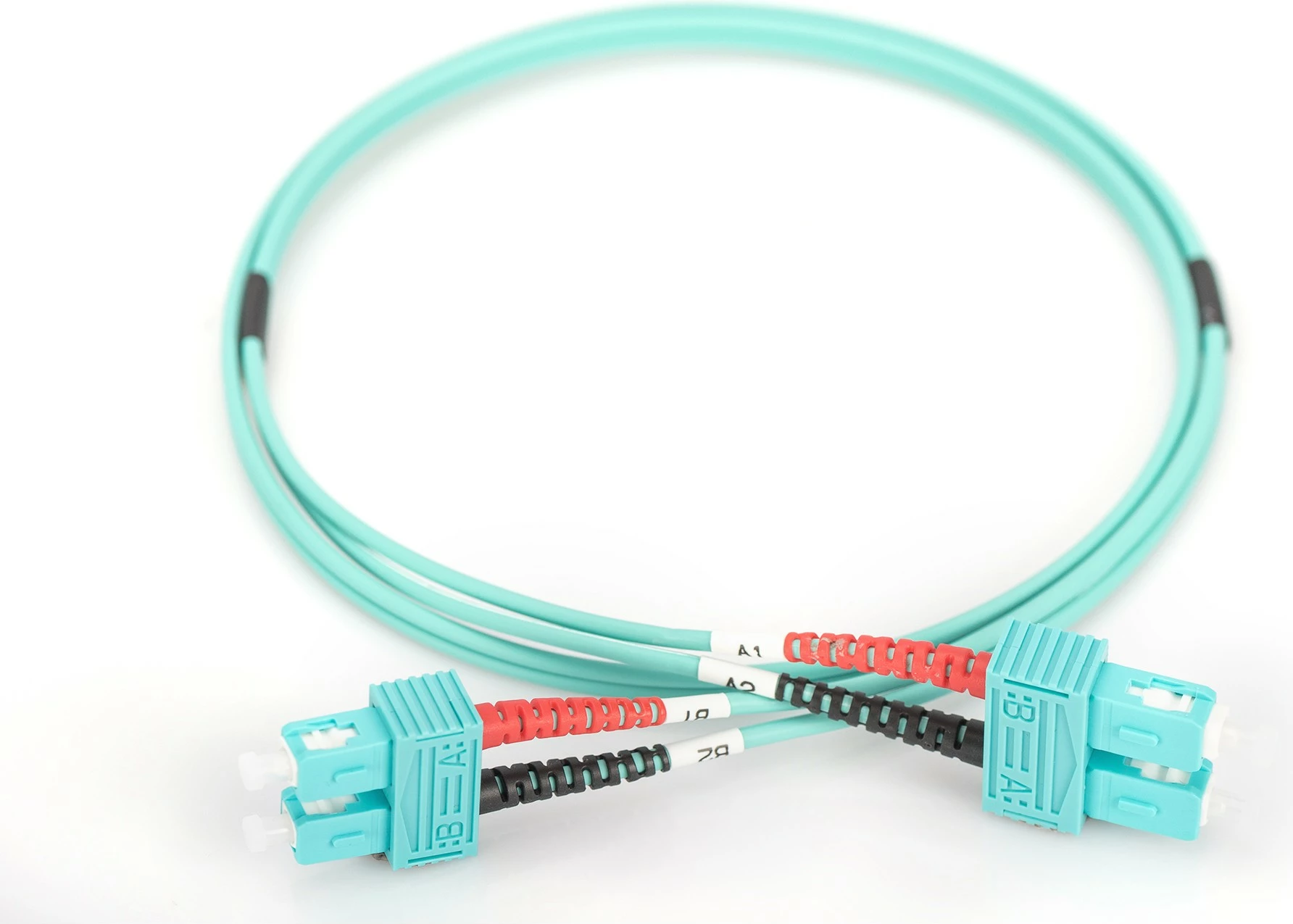 Kabllo optike Digitus OM3 SC/SC 1m aqua