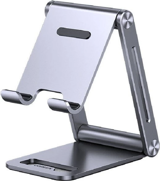 Mbajtës i rregullueshëm për telefon/tablet UGREEN LP263, alumini, gri