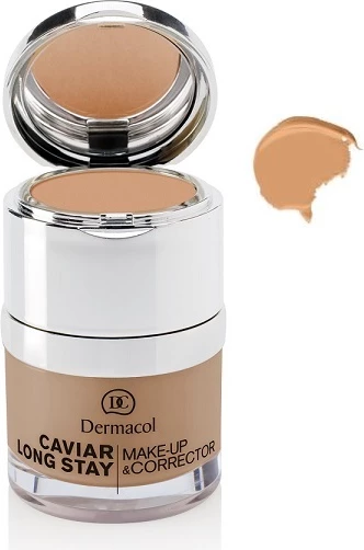 Fondatinë & korrigjues Dermacol Caviar Long Stay Make-Up & Corrector 03 Nude 30ml
