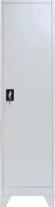 Dollap metalik kolonë, ngjyrë gri e çelët, 50x45x190 cm