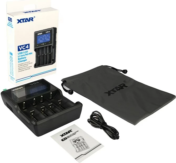 Bateri shtëpiake XTAR VC4, USB