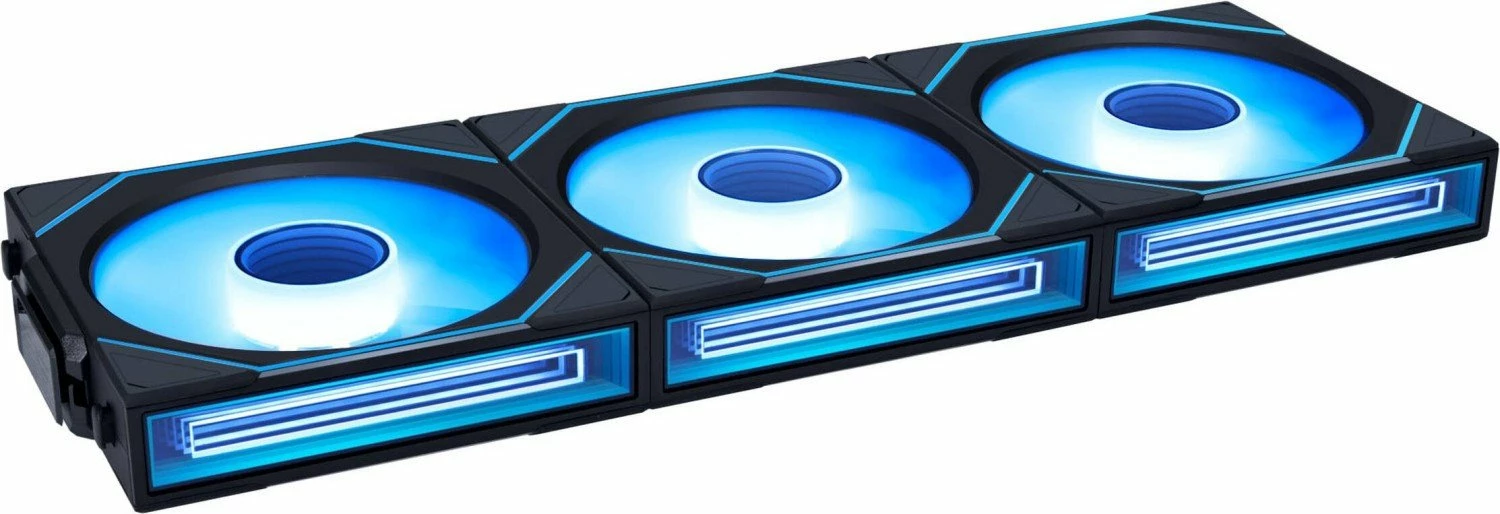 Ventilatorë PC Lian Li UNI FAN SL-INF120 ARGB Wireless Reverse Blade 120 mm 3-pack, zi