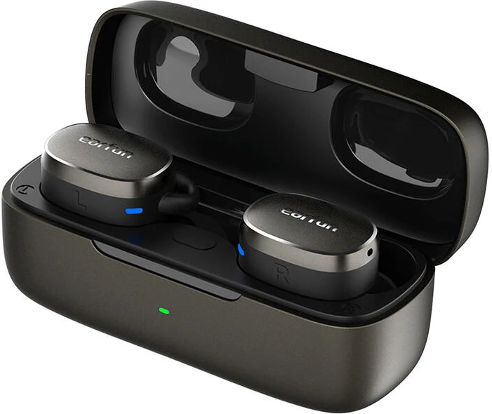 Kufje TWS EarFun Free Pro 3, ANC, pa tela, të zeza