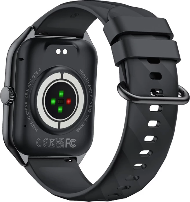 Smartwatch, Zeblaze, GTS 4, 1.94" AMOLED AOD, Bluetooth 5.3 thirrje, IP68, e zezë