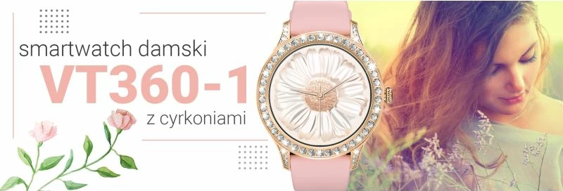 Smartwatch për femra VELTORI, rozë