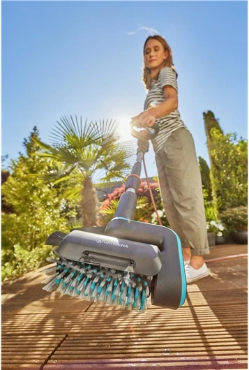 Pastrues me bateri Gardena 14841-20, 18V, me dorezë të rregullueshme, jeshil/gri/portokalli