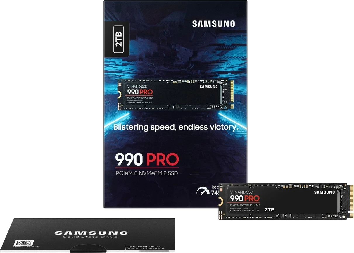 SSD Samsung 990 PRO, 2 TB, M.2, PCI Express 4.0, i zi