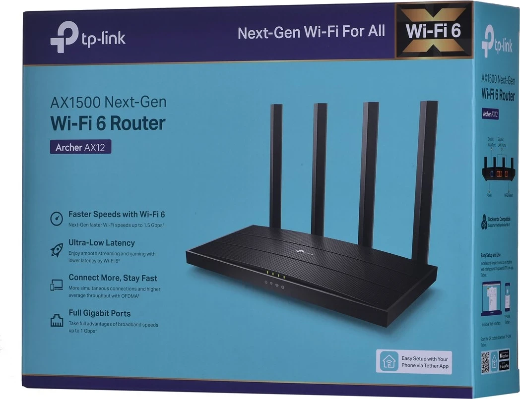 Router TP-LINK Archer AX12, i zi