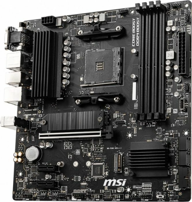 Pllakë amë MSI B550M PRO, AM4, Micro-ATX, DDR4 deri 128GB
