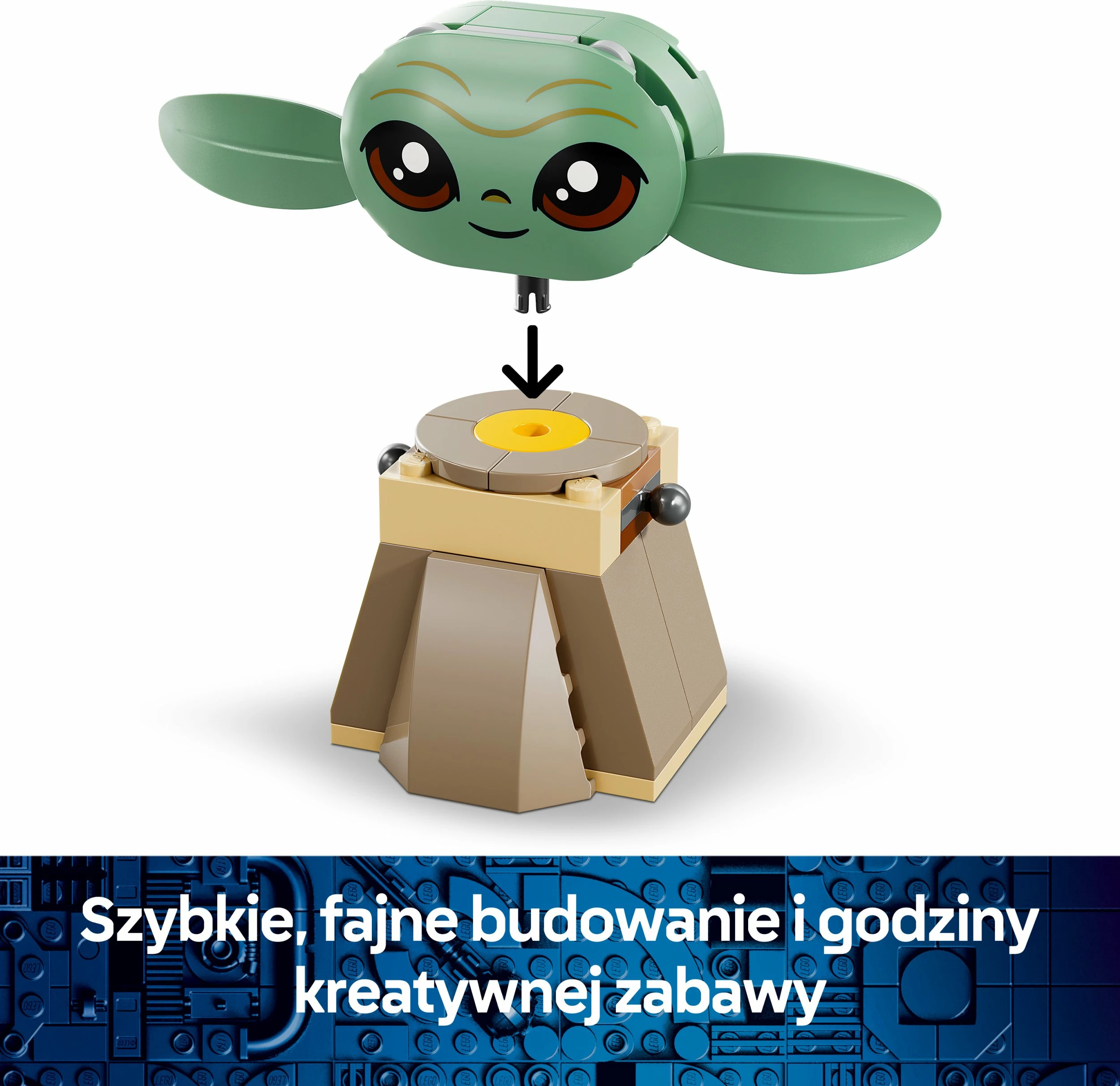 Set LEGO Star Wars Grogu’s Home 75443, 107 copë, 4+