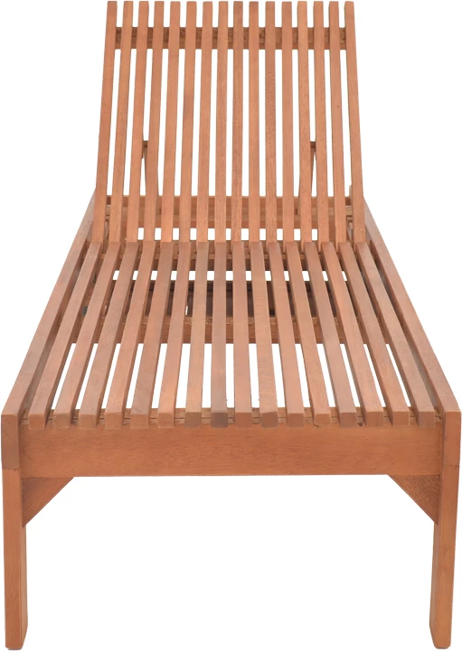 Shezlong Sunnie dru meranti, ngjyrë natyrale, 200x65x35cm