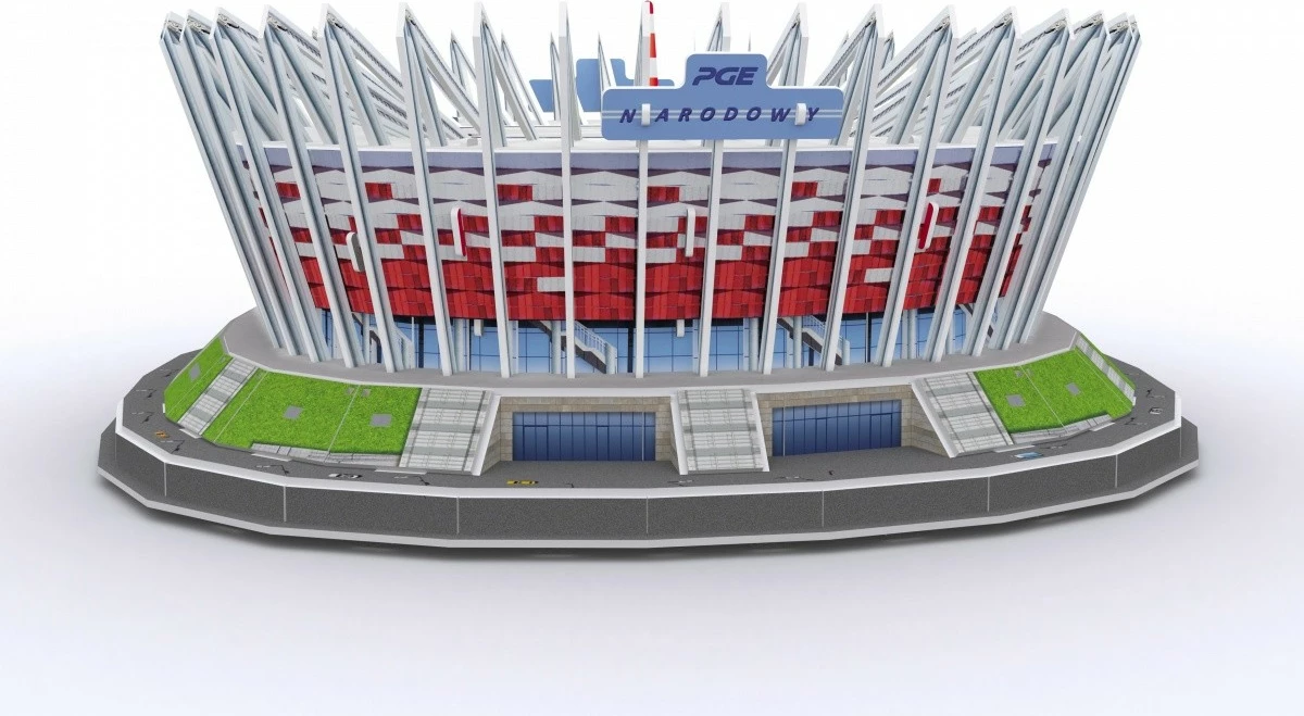 Puzzle 3D Cubic Fun PGE Narodowy Stadium, 105 pjesë