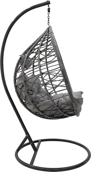 Hudson karrige varëse metal-pp-jastëk ngjyrë gri 109x119x195cm