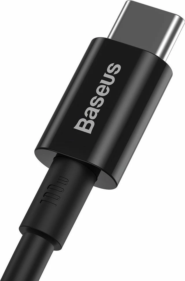 Kabllo USB-C në USB-C Baseus Superior BSU2850BLK 2 m 100 W USB 3.0, e zezë