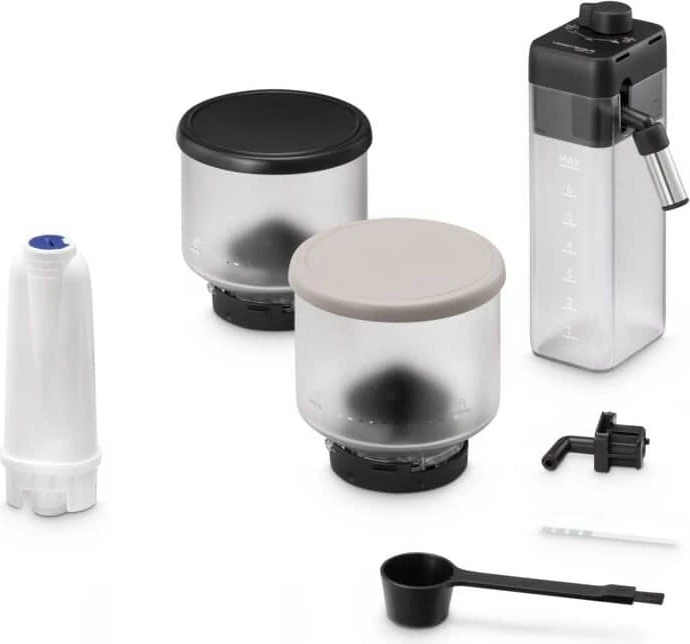 Aparat kafeje DeLonghi Rivelia, automatik, 1.4L, bezhë