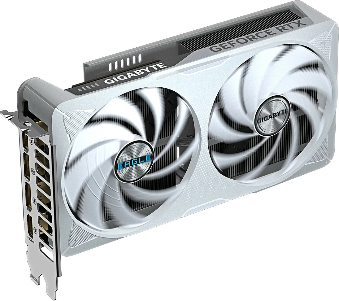 Kartelë grafike Gigabyte RTX 5060 Ti EAGLE OC ICE 16GB GDDR7 e bardhë