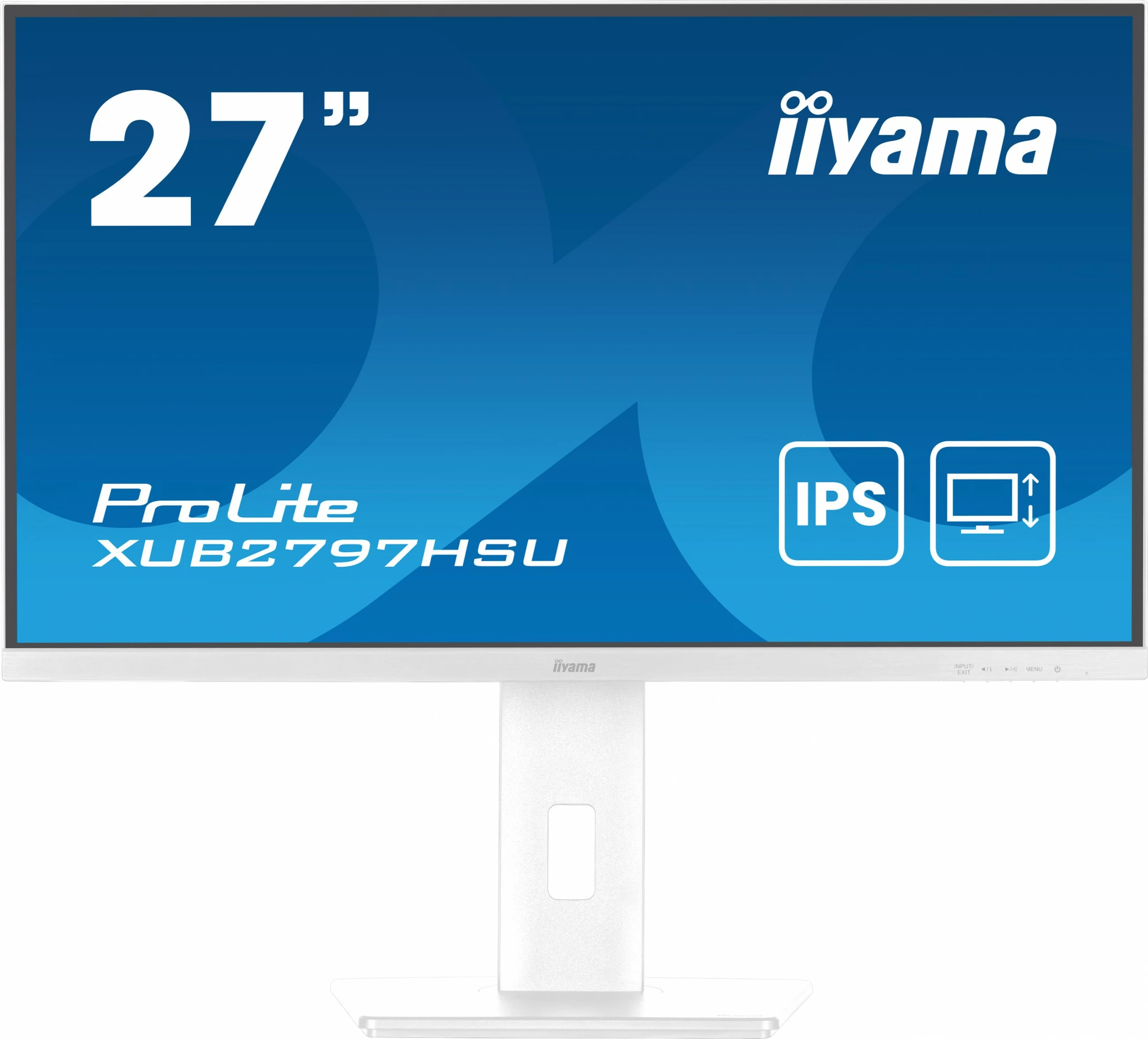 Monitor iiyama ProLite XUB2797HSU-W2, 27", Full HD, LED, Bardhë