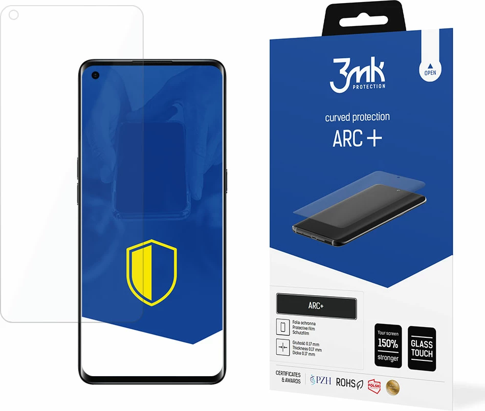 Mbështjellës ekrani 3mk ARC+ për Oppo Reno 4 Pro 5G, TPU, Transparent