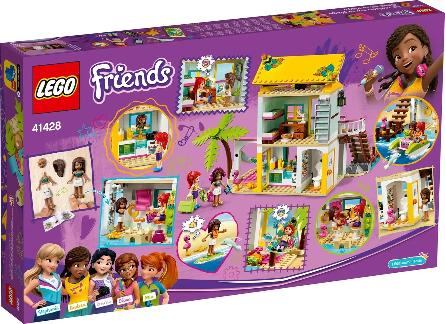 Set LEGO Friends 41428 Shtëpi Plazhi