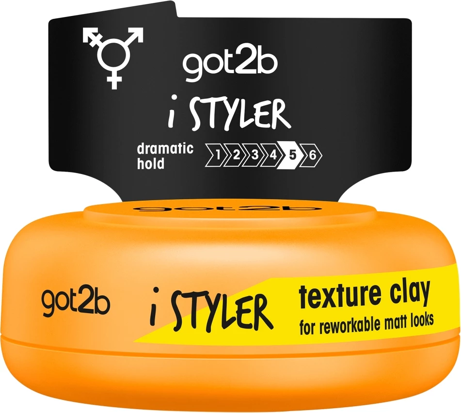 Argjilë për flokë Got2B iStyler Texture Clay Mattifying 75ml
