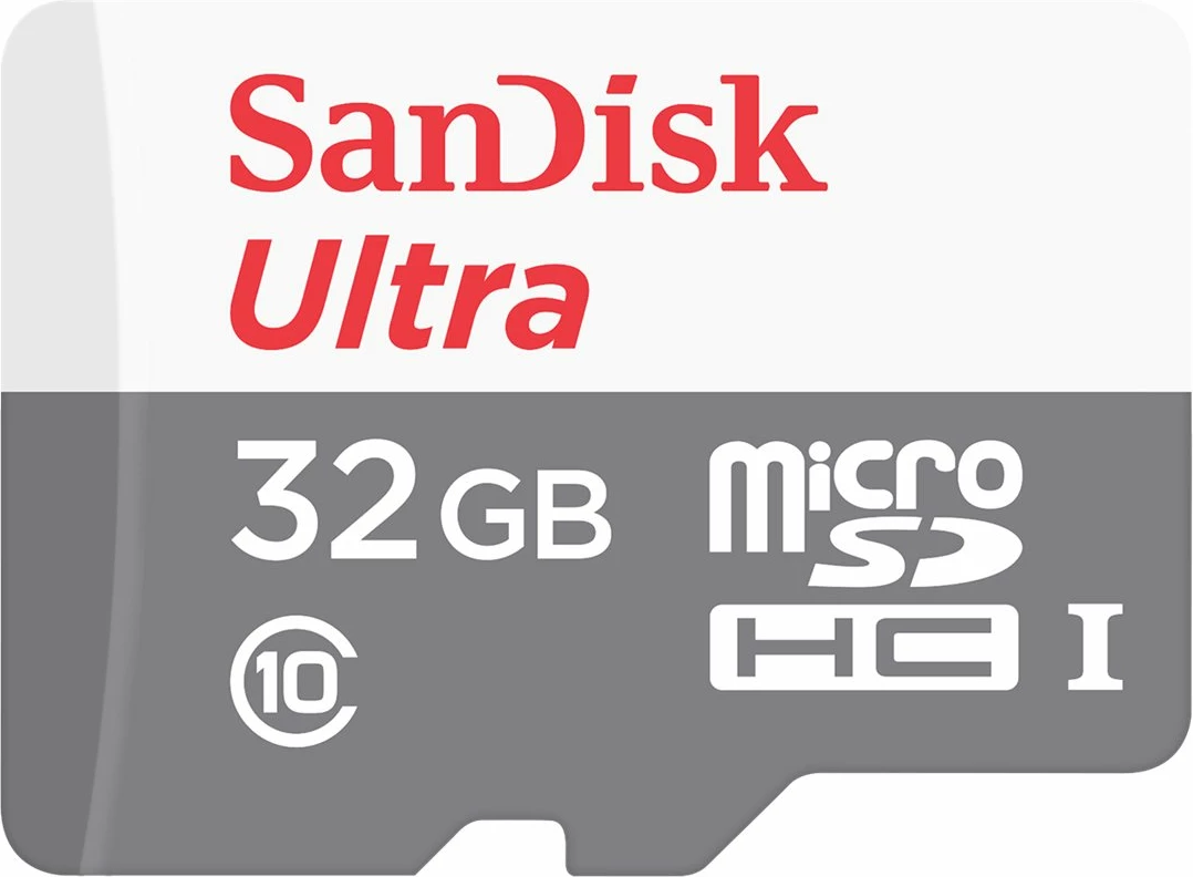 Kartë memorie SanDisk Ultra SDSQUNR-032G-GN3MN, 32GB, microSDHC, Gri