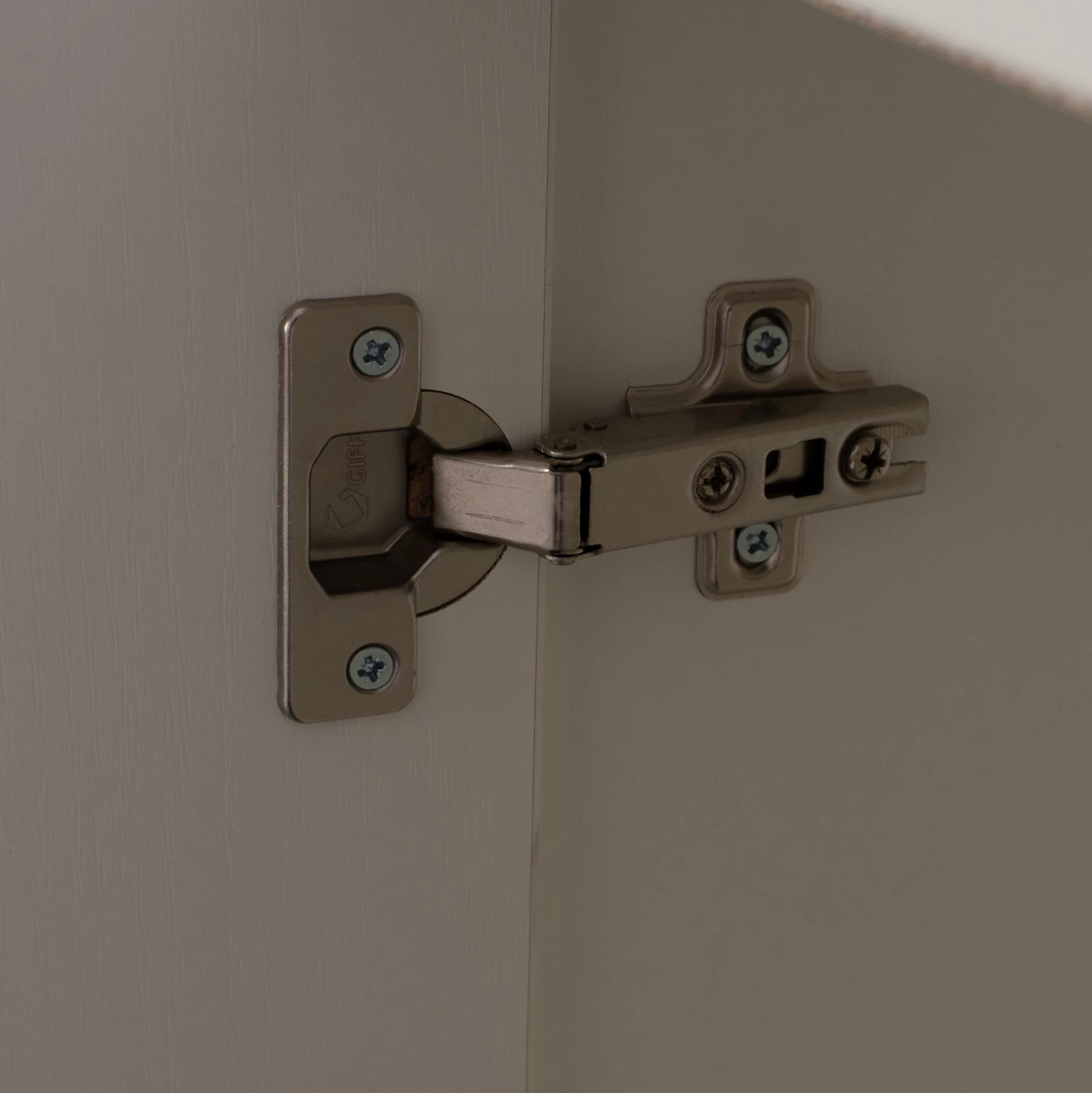 Bufe me 2 dollapë dhe 3 sirtarë, i bardhë, FH2430.03, 120x45x85 cm