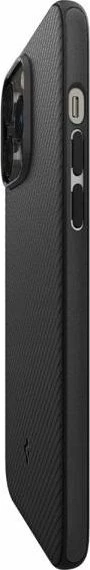 Mbështjellës Spigen Mag Armor për iPhone 14 Pro, aramid fiber (Kevlar), matte black, 1 copë