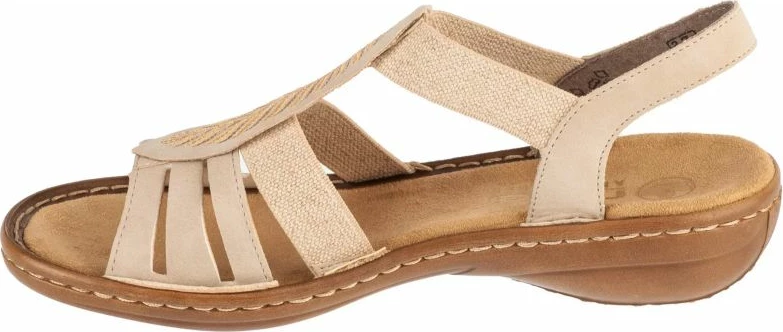 Sandale femra Rieker, bezhë