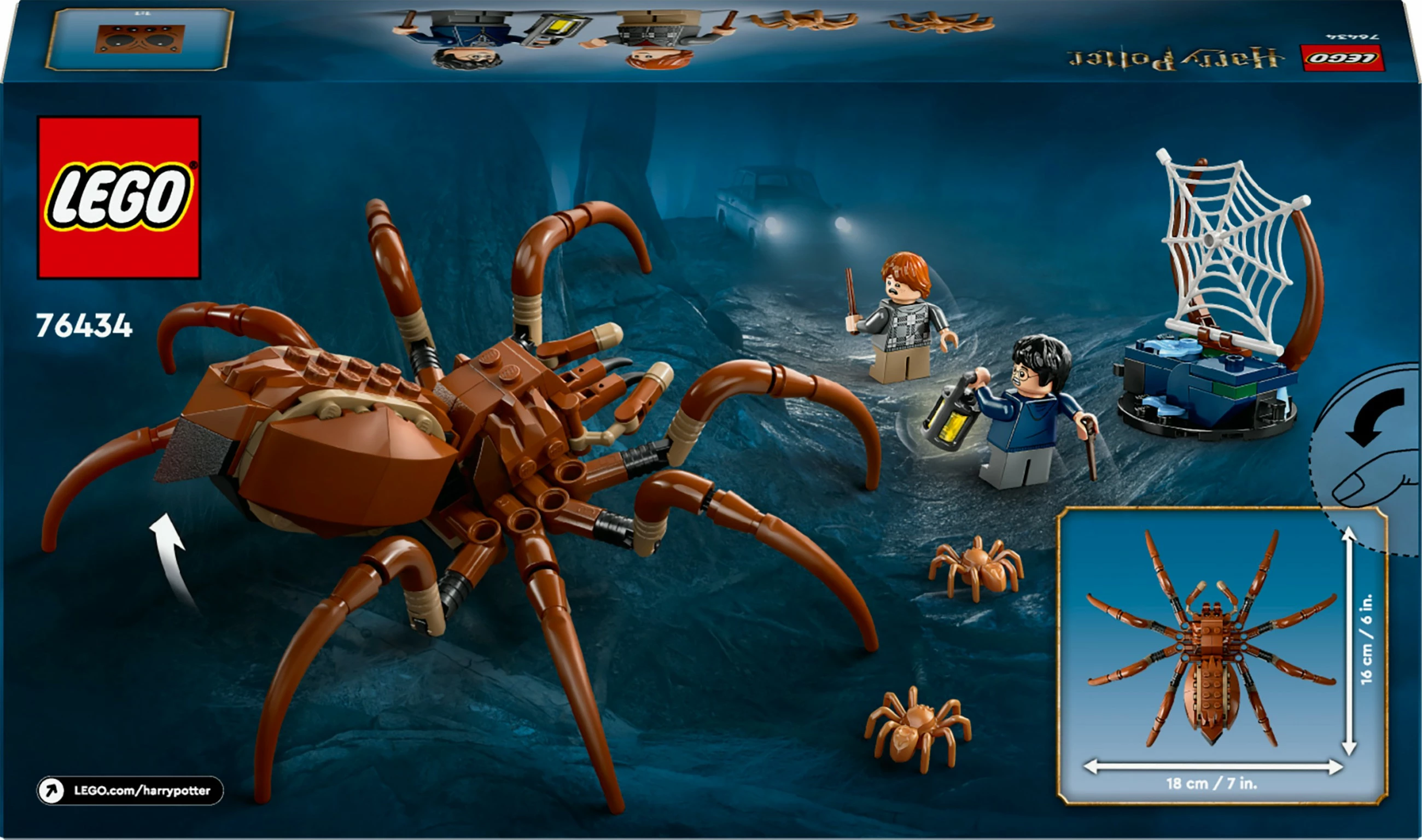 Set ndërtimi LEGO Harry Potter Aragog në Pyllin e Ndaluar, 195 pjesë, Multingjyrësh