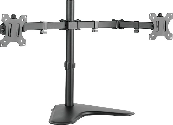 Stendë monitori LogiLink BP0045, Bolt-through, 8 kg, 13"-32", 100 x 100 mm, E zezë, Çelik inox