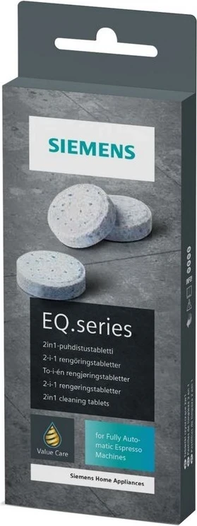 Tableta pastruese për makinat e kafesë Siemens, të bardha