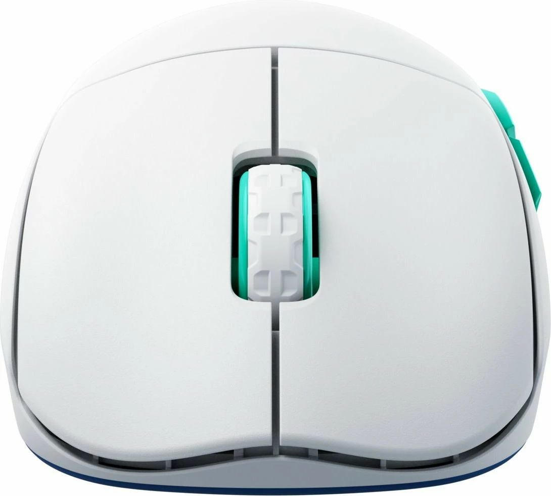 Maus Cherry XTRFY M68 Wireless, 26000 DPI, Blu, Turquoise, Bardhë