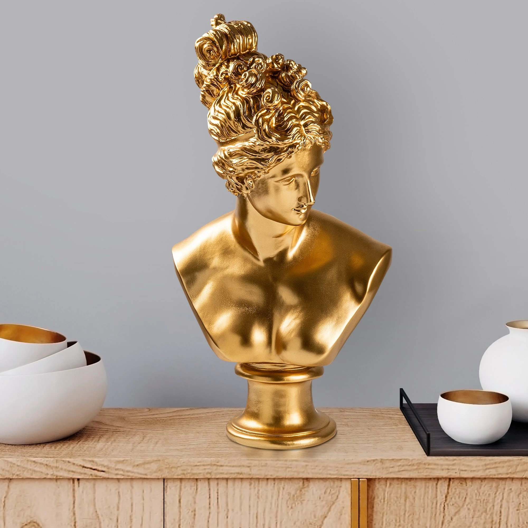 Objekt dekorativ Evila Originals, ngjyrë ari, Yak-037