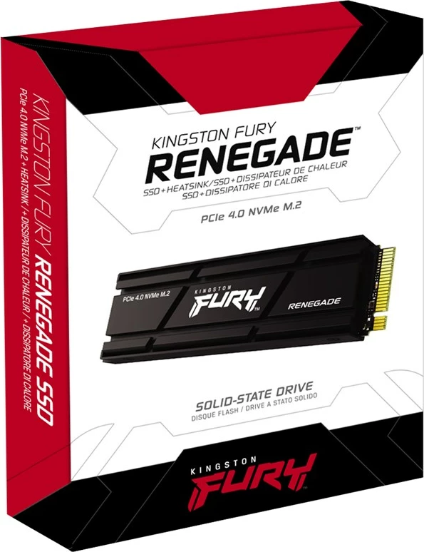 SSD Kingston FURY Renegade 2TB, M.2, PCIe 4.0 NVMe, me heatsink, i zi