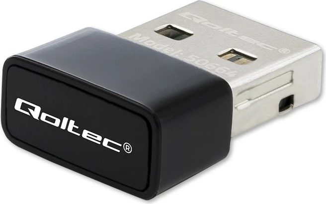 Adapter Wi-Fi mini USB Qoltec 50664, 650Mbps, AC Standard, i zi