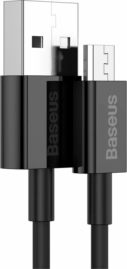 Kabl USB Baseus Superior BSU2823BLK, USB-A në microUSB, 2 m, 2A, USB 2.0, e zezë